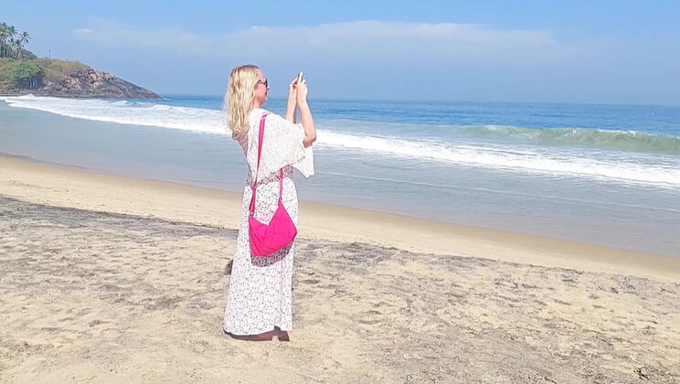 Amateur Blonde Wife Selena701 Fucks After Walk - Homemade MILF Sex & Blowjob