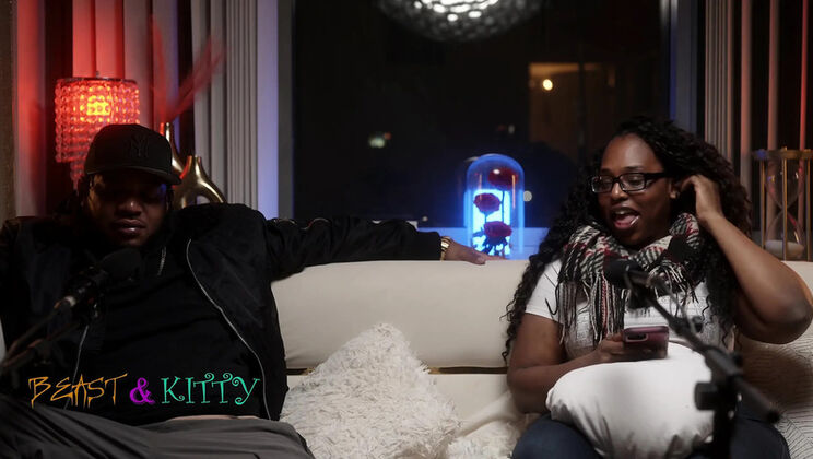 BeastnKitty Podcast Episode 1: Freaky Amateur Blowjob & Doggy Style Fucking with Big Natural Tits and Big Ass