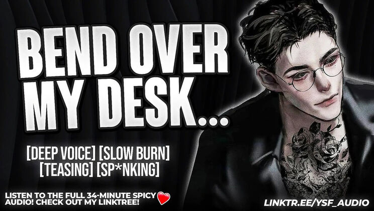 YSF Professor Spanks Your Ass Raw - Male Dom Moaning & Dirty Talk