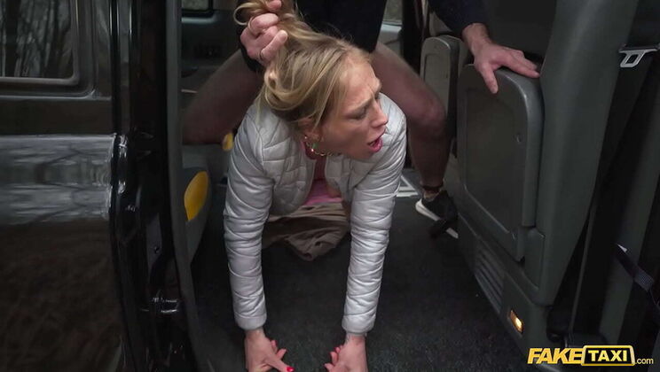 Fake Taxi Public Sex - Dionne Fucks Driver Jonny Oblong for Tickets Doggystyle & Cumshot