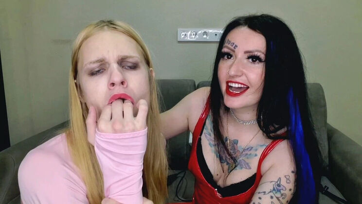 Dominatrix Nika Makes Feminized Man Wank Cock & Eat Cum - CEI Handjob & Vibrator Orgasm