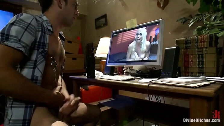 Femdom POV: Blonde MILF Lorelei Lee Rides & Creampies You - Big Ass, Spanking & Feet Worship