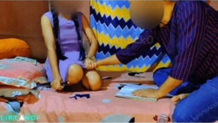 Indian Teacher Gives Extra Class To Hot Student Juli Dixit - Desi Homemade Blowjob & Doggystyle