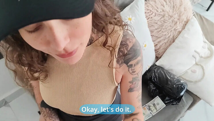 Courier Girl Gets Hard Anal Fuck During Delivery - First Time Anal & Rough Sex