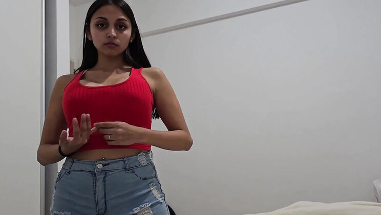 Busty Stepsister Deep Throat Blowjob & Creampie - Big Cock POV Fuck