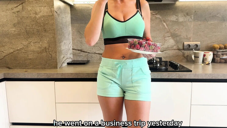 Hungry Stepmom Fucks Stepson After Vacation - Russian Amateur Sex with Talking & English Subs