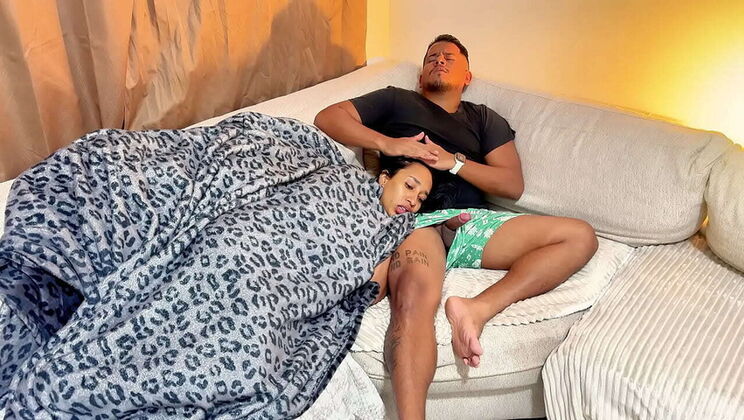 Step Mom Leyne Rodriguez Hot Homemade Sex With Fit Step Son On Couch