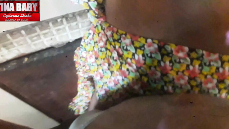 My Sri Lankan Maid Tina Baby Teases Me in Cheeththa Dress While Wife is Away - Homemade Big Tits & Big Ass MILF