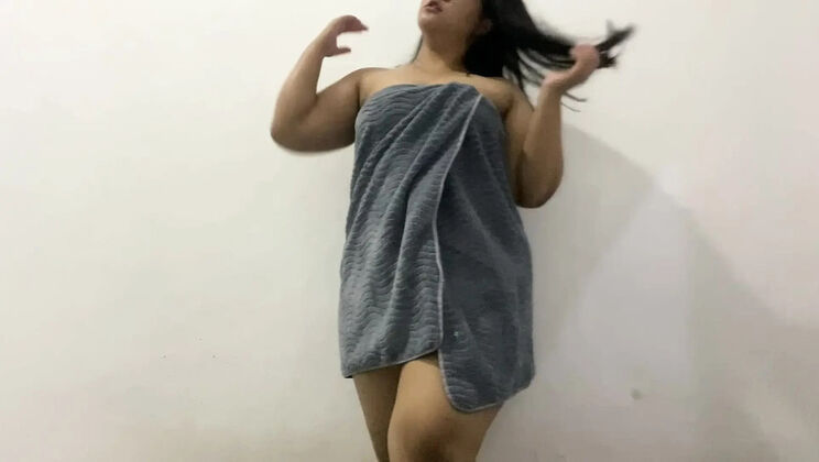 Renata11 Solo Masturbation Orgasm - Big Natural Tits BBW Mature Moaning & Fingering