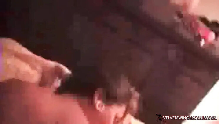 Real Amateur Swingers Club - Velvet Wife Sharing Gangbang with BBC