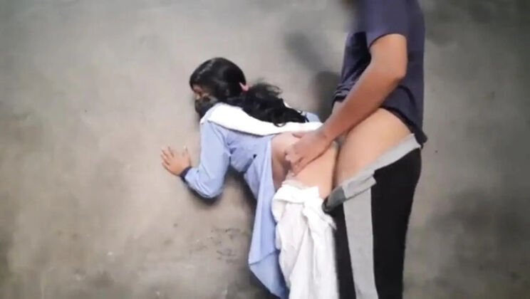 Desi School Girl Fuck with Boyfriend - Rough Anal & Doggy Style Sex in Hotel