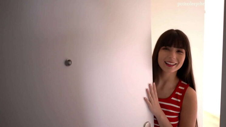 Petite Latina Neighbor Fucks Me Hard After Fixing Oven - Blowjob, Doggy, Cum Swallow