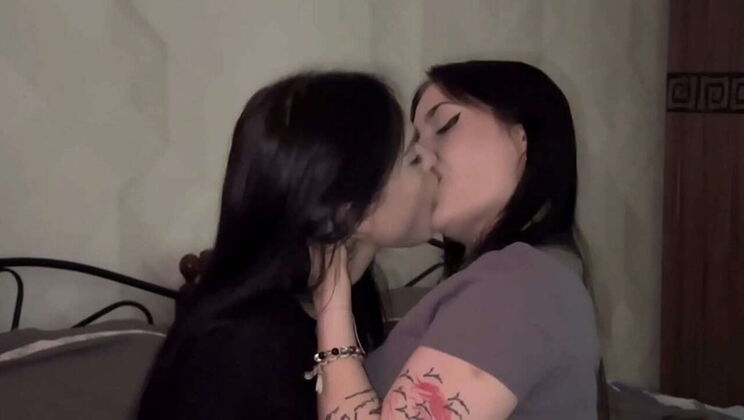 Lesbian Scissoring and Kissing Compilation with Crush & Lush - Big Booty, Natural Tits, Wet Pussy