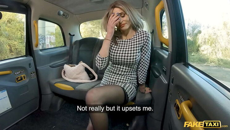 Fake Taxi Step Mom Blowjob & Hardcore Fuck - Blonde MILF Laura Crystal Rides Big Cock