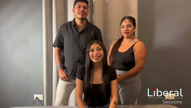 Skinny Girl First Time Threesome Swaps For Huge Cock - Amateur Latina GF & Wife