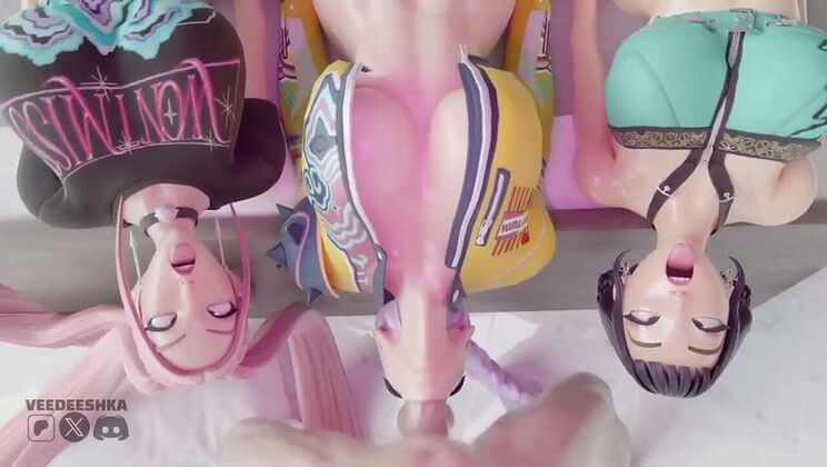 Mira & Zoey Rumi Kpop Demonhunters - Fortnite Orgy Compilation