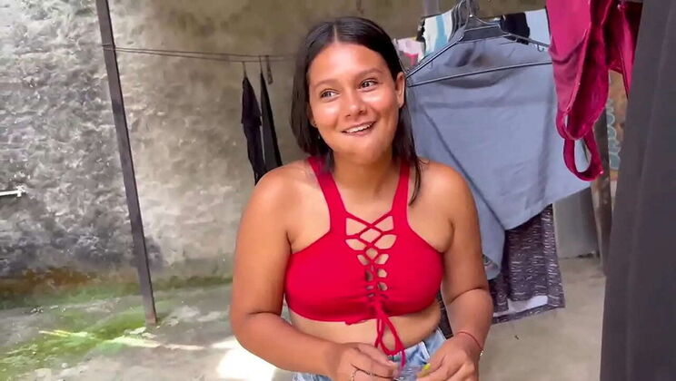 Neighbor Pays Latina Amateur With Big Booty For Outdoor Sex - Fabercito & Emelyn Hot