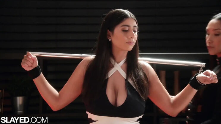 Violet Myers Natural Tits Lesbian Foot Fetish with Vicki Chase HD