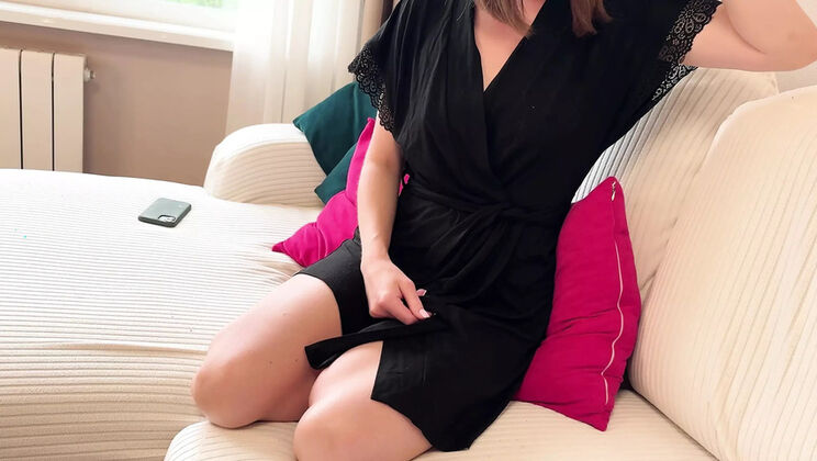 Russian Mom Takes My Virginity - Amateur POV with English Subs