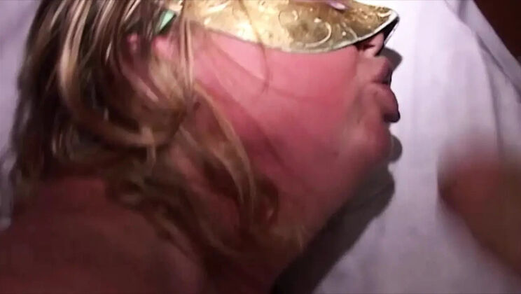 Curious Blonde Couple Homemade Anal & Big Tits Blowjob in Lingerie