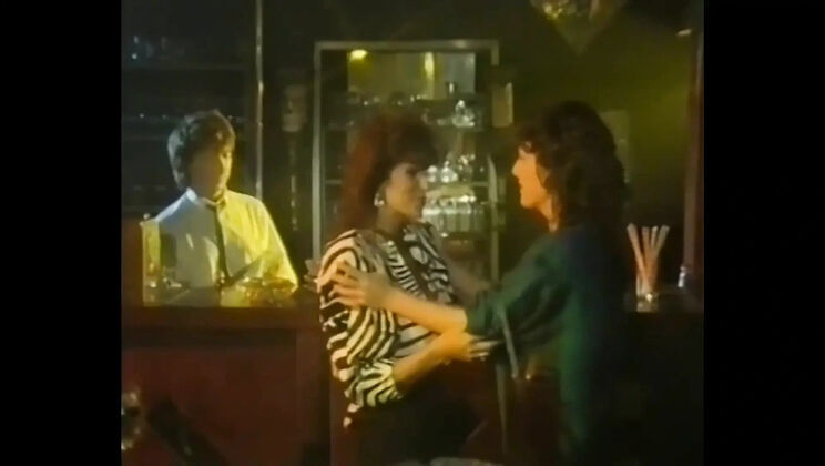 Brunette MILF Teresa Orlowski Takes Two Cocks - Vintage Threesome Fun & Cumshot