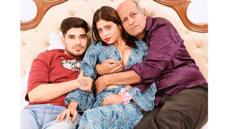 Indian Step Daughter Hardcore Sex with Step Dad and Stranger - Hindi Audio 4k Desi Village