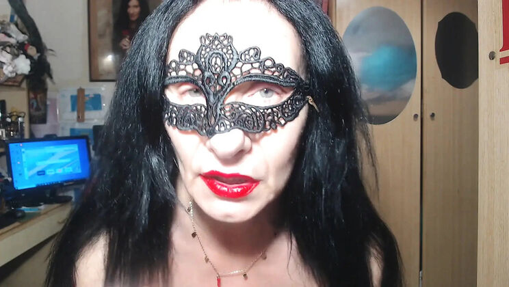 Close Up Blowjob Camera POV - Italian MILF Brunette Dirty Talk