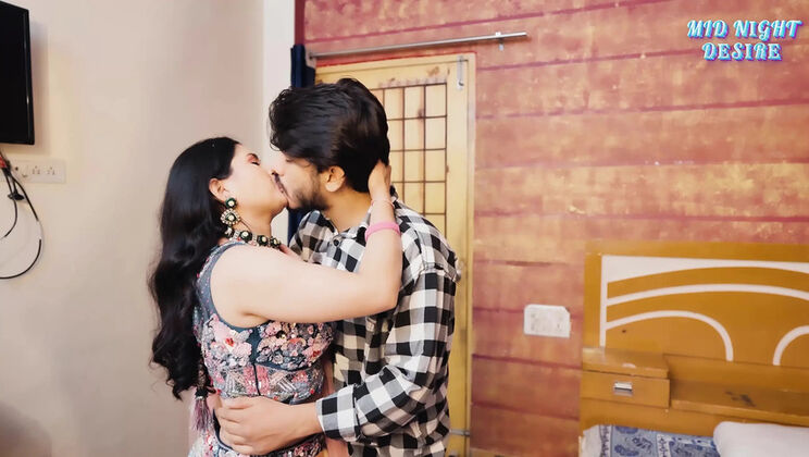 Desi College Girlfriend Cheats on Boyfriend with Hot Bedroom Fuck - Amateur Blowjob & Pussy Eating in 4K