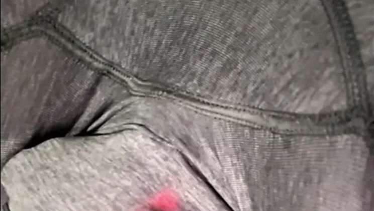 Pepper's Desperate Pee Accident - Squirting Orgasm in Tight Leggings