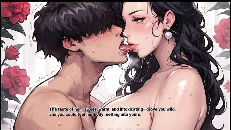 Step Mom Gives Stepson Blowjob in Garden - Hentai Taboo Fantasy