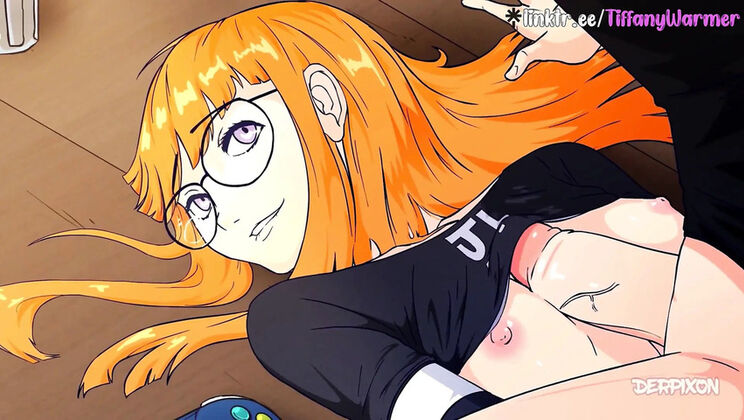 TiffanyWarmer Blowjob Creampie Hardcore - Petite Ukrainian with Perfect Body Fucks Big Cock in Persona 5 Hentai Parody