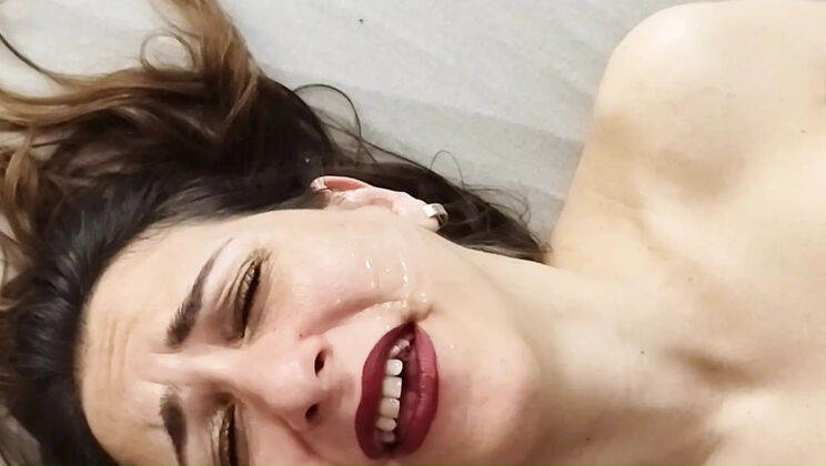 Naughty MILF Catches Horny Stepson Spying - Anal & Squirting Orgasm with Step Mom