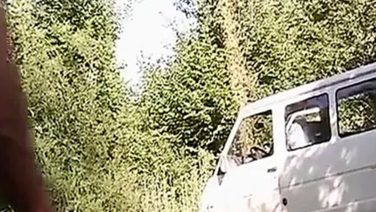 French Tattooed Slut Eats Cum in Outdoor Threesome with BBC