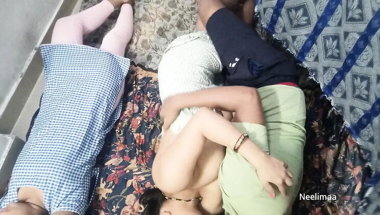 Desi Housewife Neelimaa Fucks Friend in Hot Indian Threesome - Big Ass & Tight Pussy
