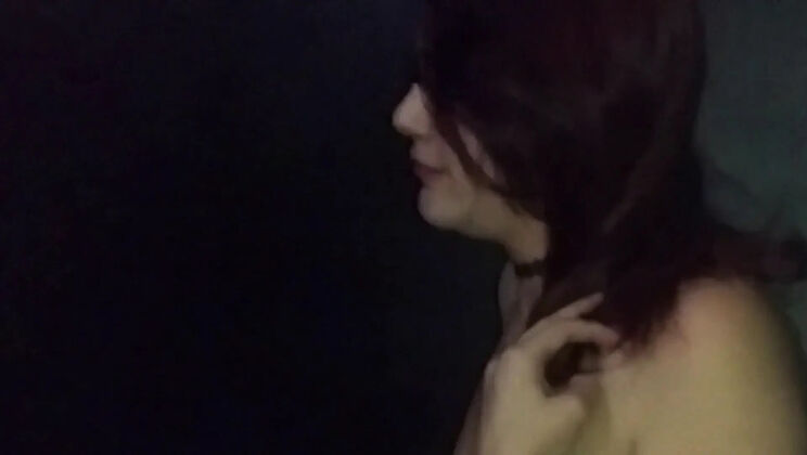 White Wife Vicki Verona Sucks and Fucks Stranger's Big Black Cock in Theater