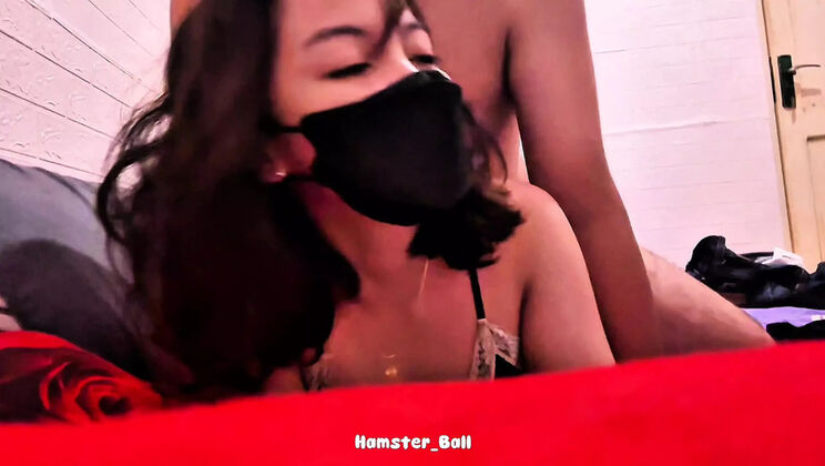 Malaysian Teen Moans Loud in Doggystyle with Tinder Boyfriend - Big Natural Tits & Real Orgasm