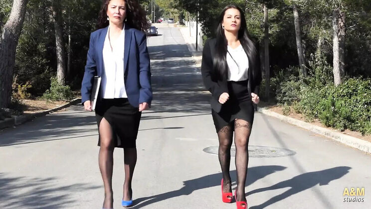Big Busty Insurance Agents Seduced By Fake Gay Guy - Zazel Paradise & Bianka Blue
