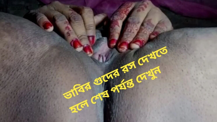 Desi Village Wife Big Tits Handjob & Dirty Talk - Pussy Juice Flows