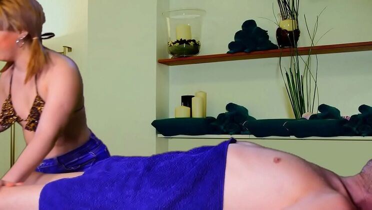 Secret Massage Parlor Hidden Cam - Valentino Gets a Happy Ending