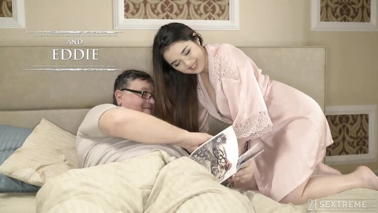 21 Sextreme - Busty Teen Diana Rius Sucks Old Man and Takes His Cum