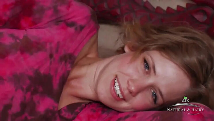 Hairy Teen Carmen December Gets Fingered With Vibrator