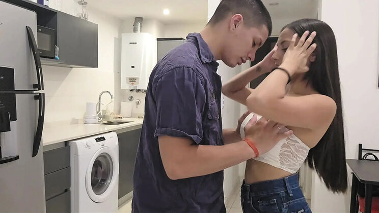 Cheating Wife Fucks the Plumber Raw - Big Tits Cowgirl Doggystyle