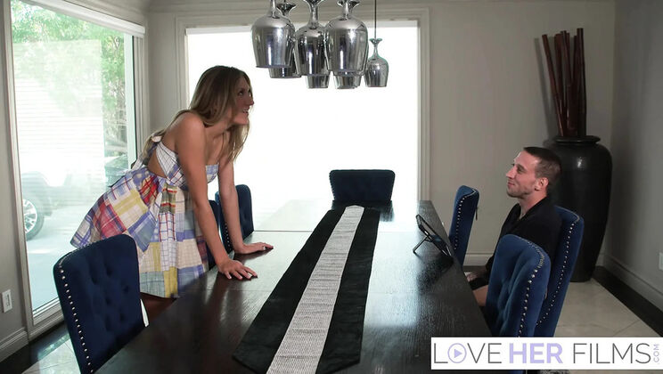 Blonde Babe Addison Vodka Takes A Worshipful Footjob And Gets Fucked