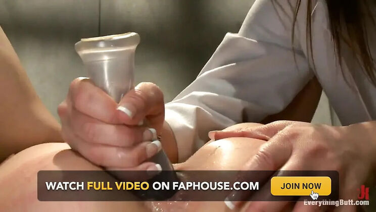 Audrey Rose & Amber Rayne Take Rough Anal From Doctor & Volunteer