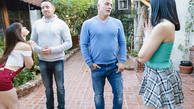 Sexy Teen Alison Rey Gets Horny with Romeo Price and Derrick Pierce in a Steamy Threesome