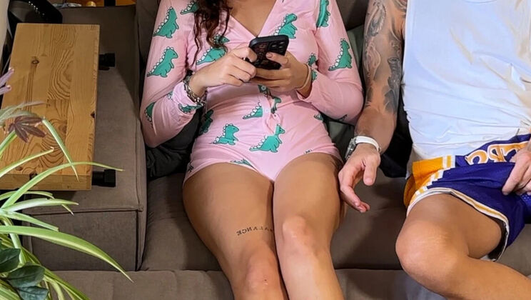 Innocent Teen Begs Stepdad Not to Leave After He Fingers Her Tight Pussy