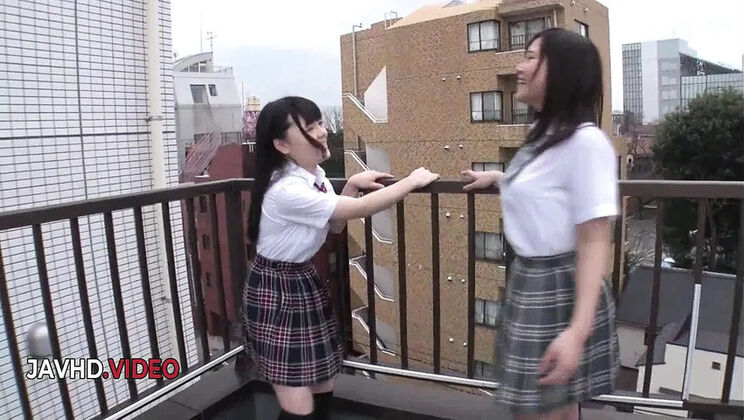 Sanae Akino and Kaede Aoshima Get Multiple Creampies in Wild School Fantasy