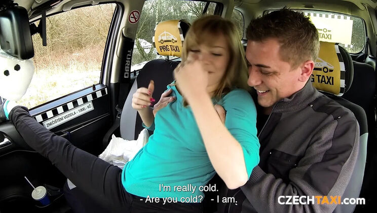 Young Blonde Ballet Dancer's Flexible Pussy Gets Fucked by Big Dick in Taxi