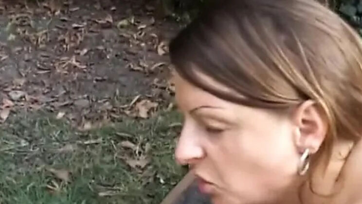 Horny MILF Ann Stefani Needs You in Her Garden