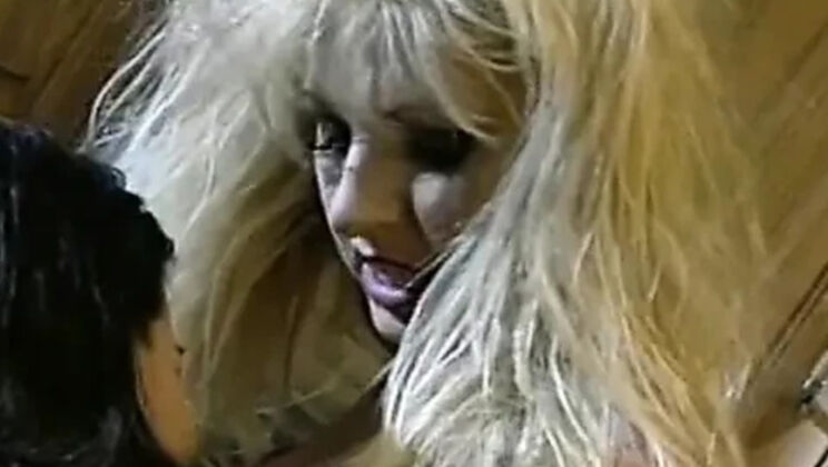 Vintage Lesbians Massive Orgasm in the Kitchen